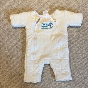 White Baby Merlin’s Magic Sleepsuit